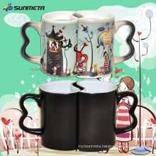 Sublimation Magic Couple Color Changing Mug At Low Price Wholsale